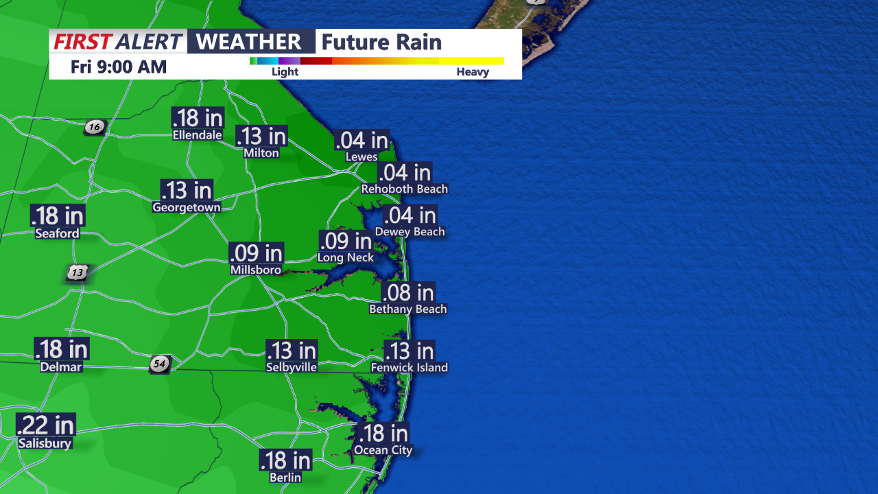 Forecast Rainfall Totals